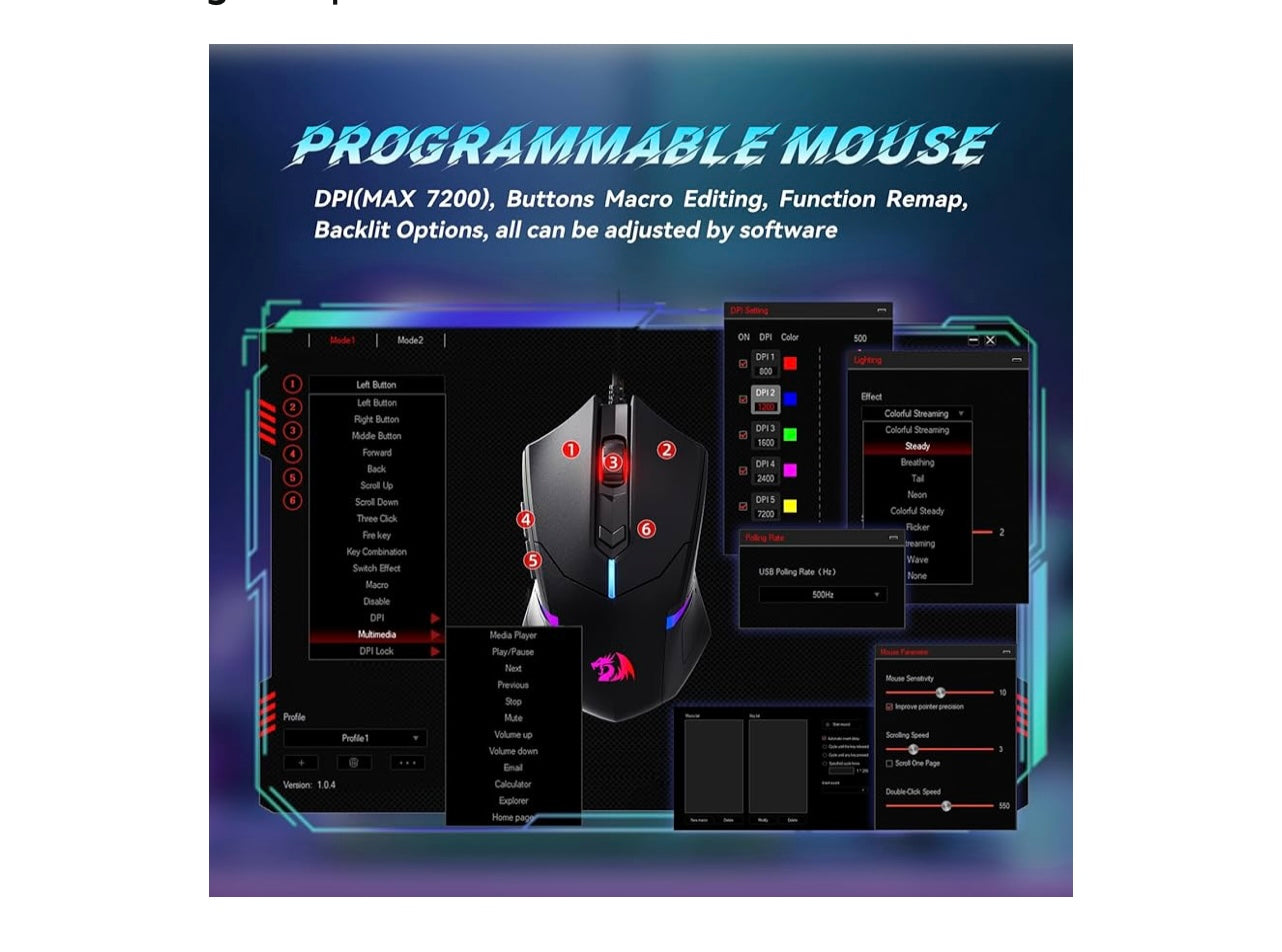 RedDragon Keyboard/Mouse 2 in 1 Set.
