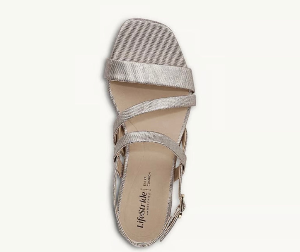 Janet Strappy Dress Sandal. Size 10