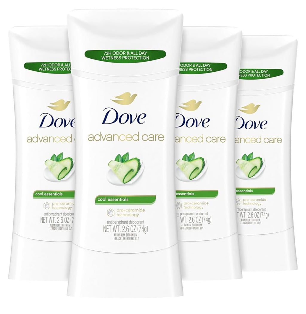 Dove advanced care deodorant sticks 4 pack