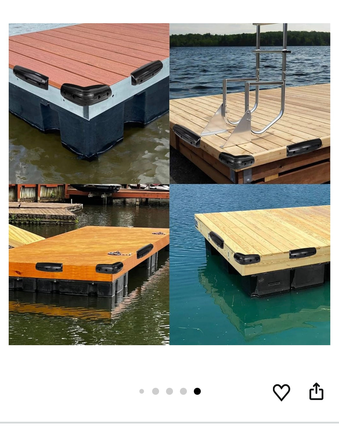 Boat dock bumper 4 pack