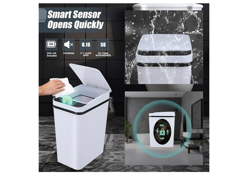 3 pack Smart Trash Can.