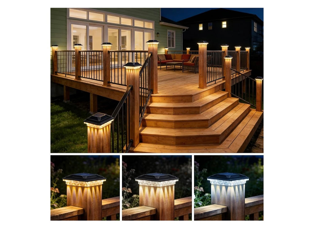 FabStyl Solar Post Cap Lights.