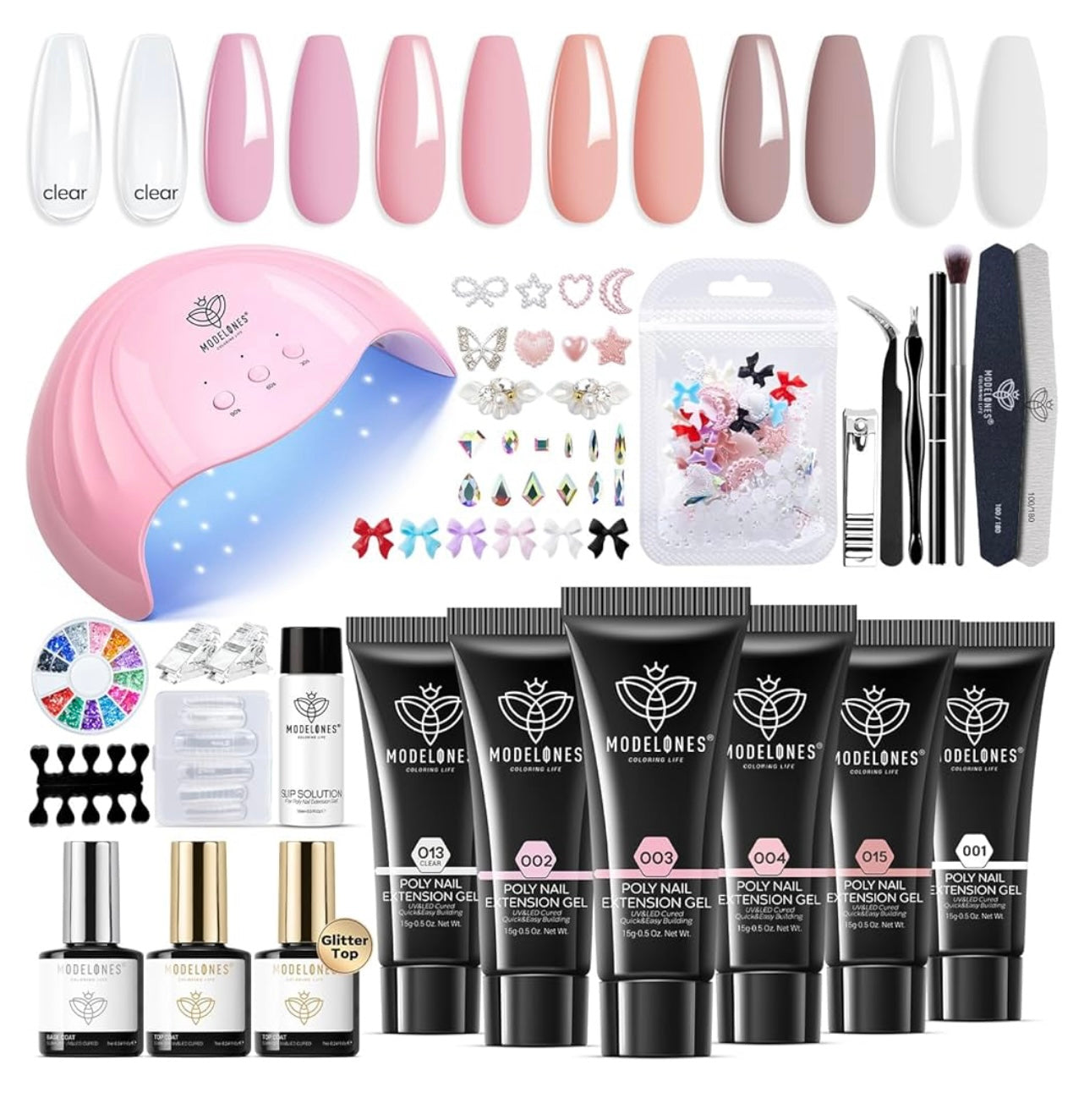 MODELONES Poly Nail Extension Gel Kit.