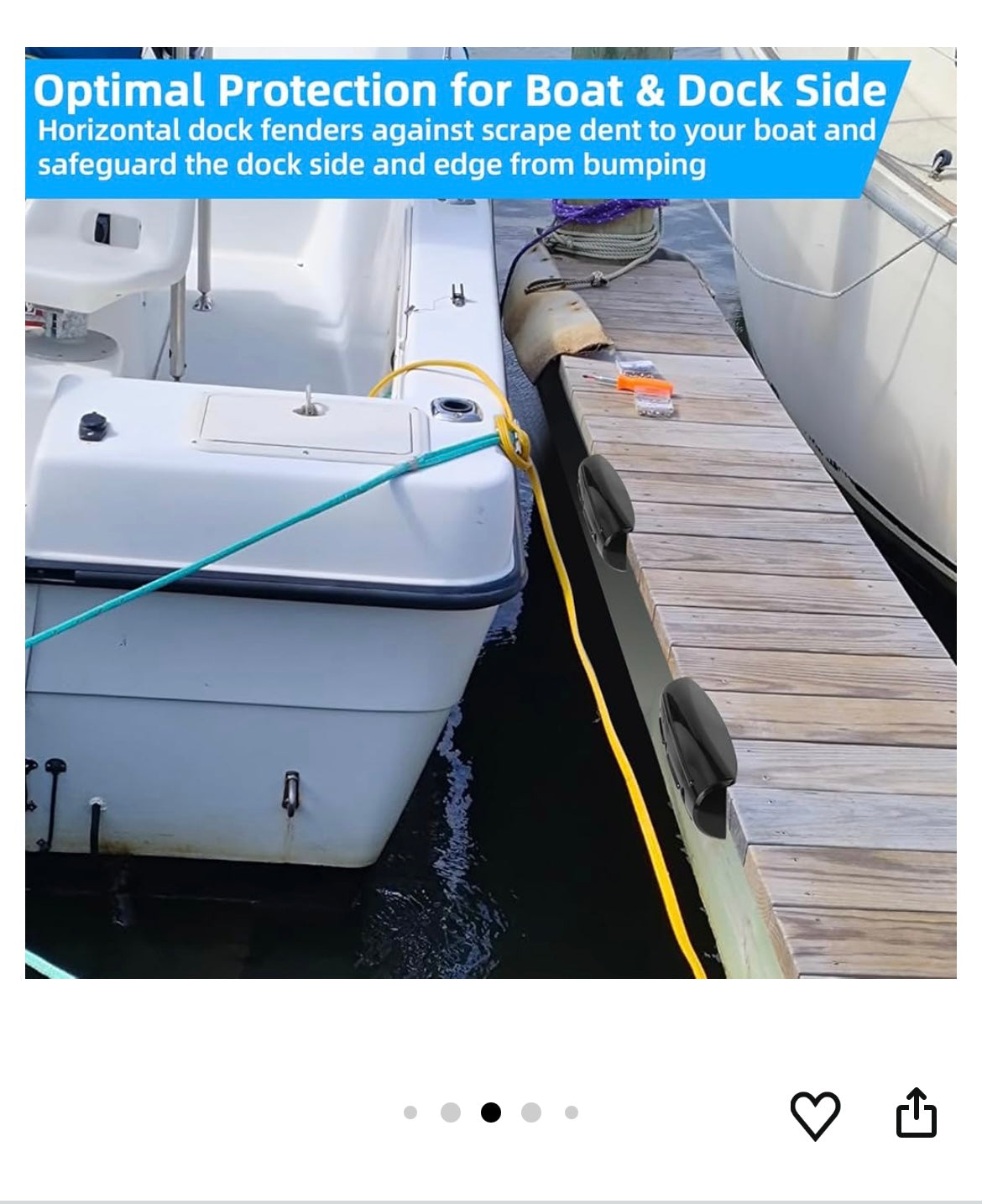 Boat dock bumper 4 pack