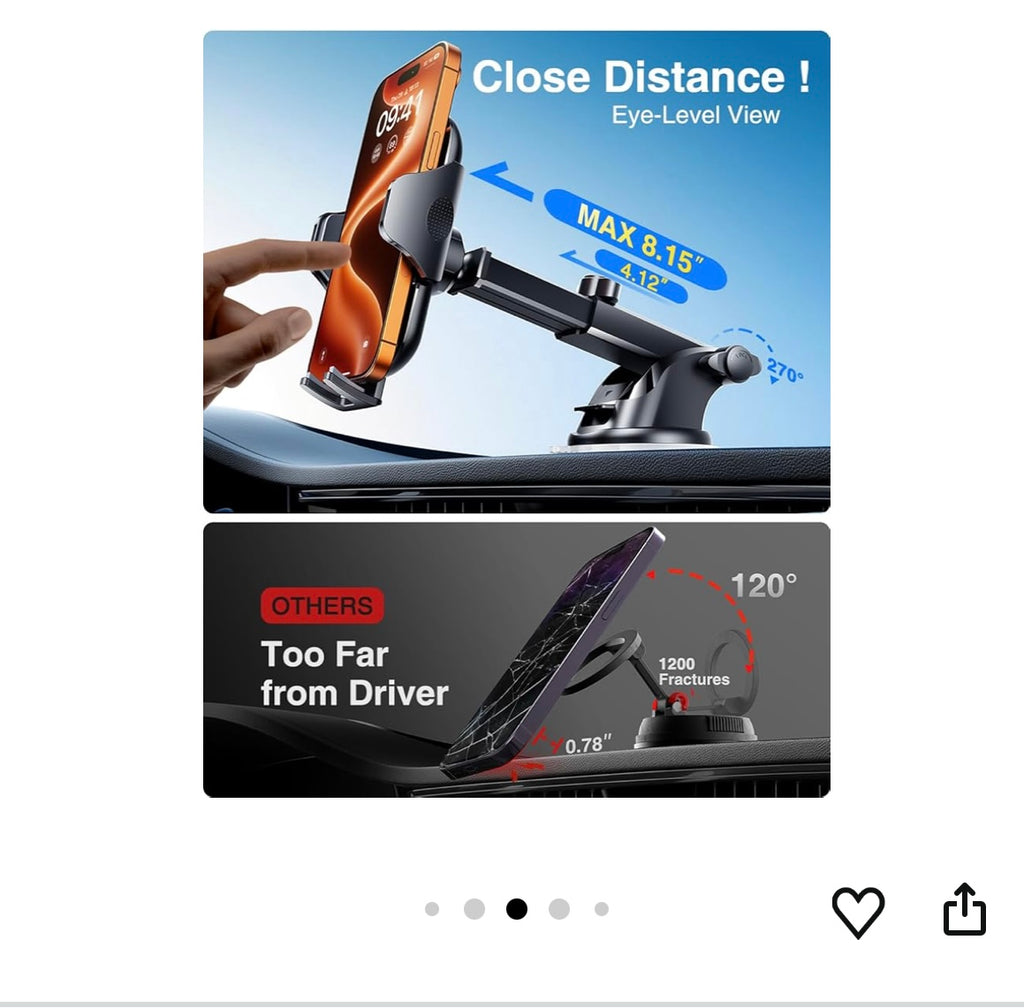 Vanmass car phone mount