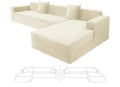 ZNSAYOTX 3 piece Velvet Sofa Slipcover.