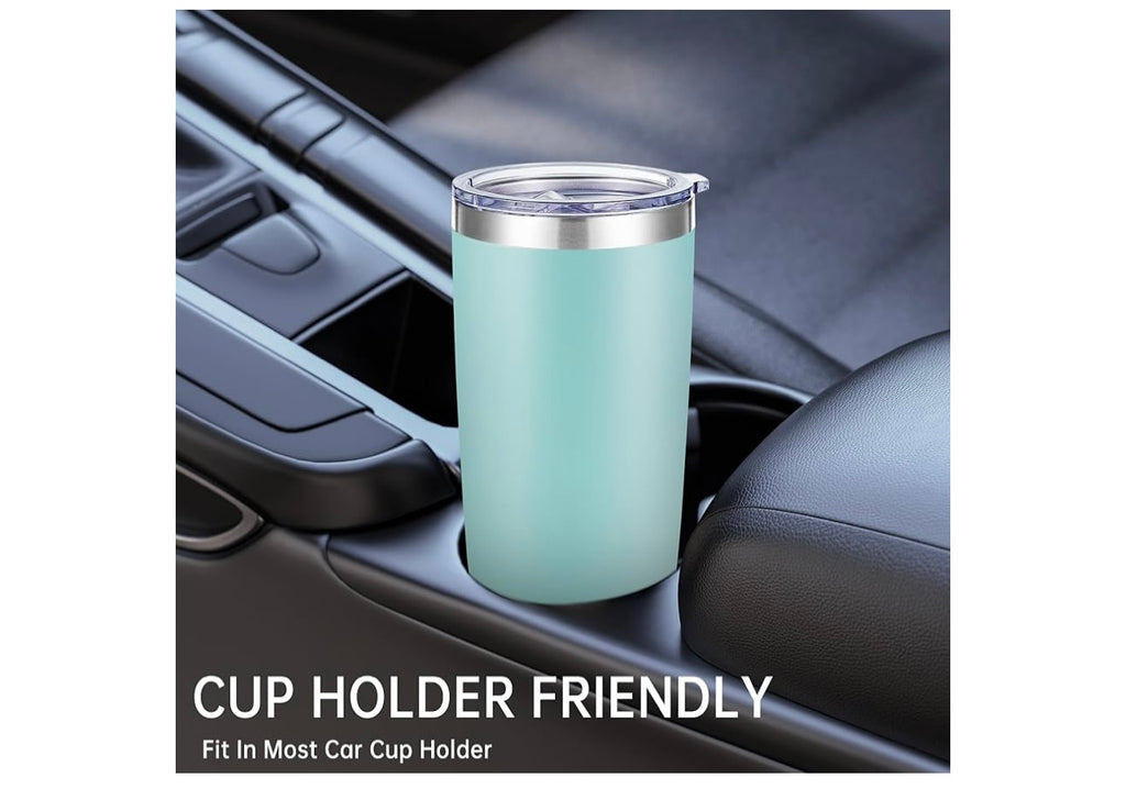 Cool Yoleb 20oz Turquoise Metal Tumblers.