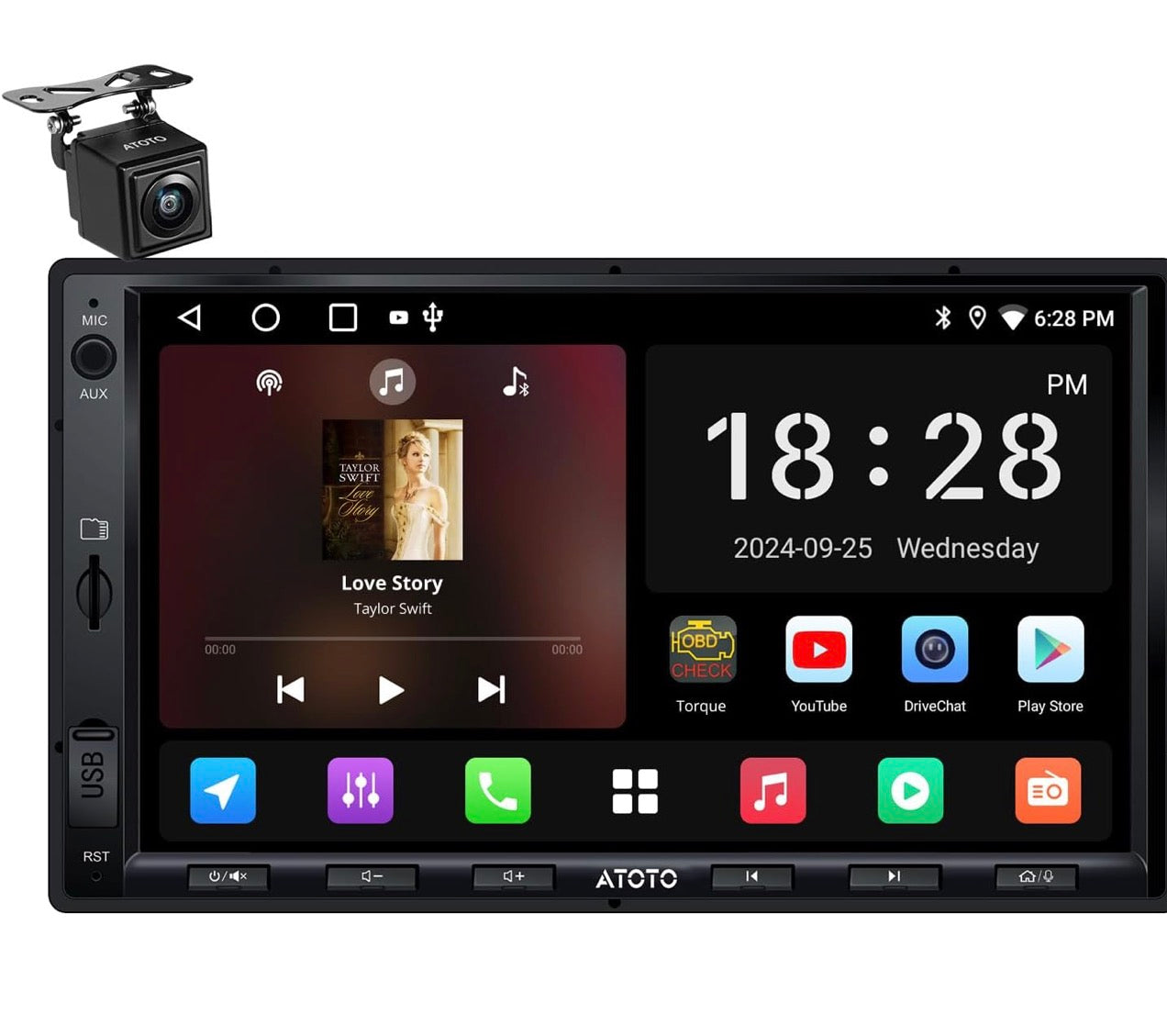A5L 7 inch Android Double DIN Car Stereo