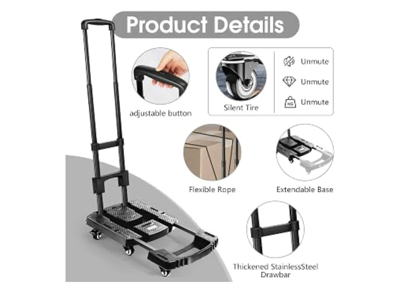 Voipvii Folding Hand Truck.