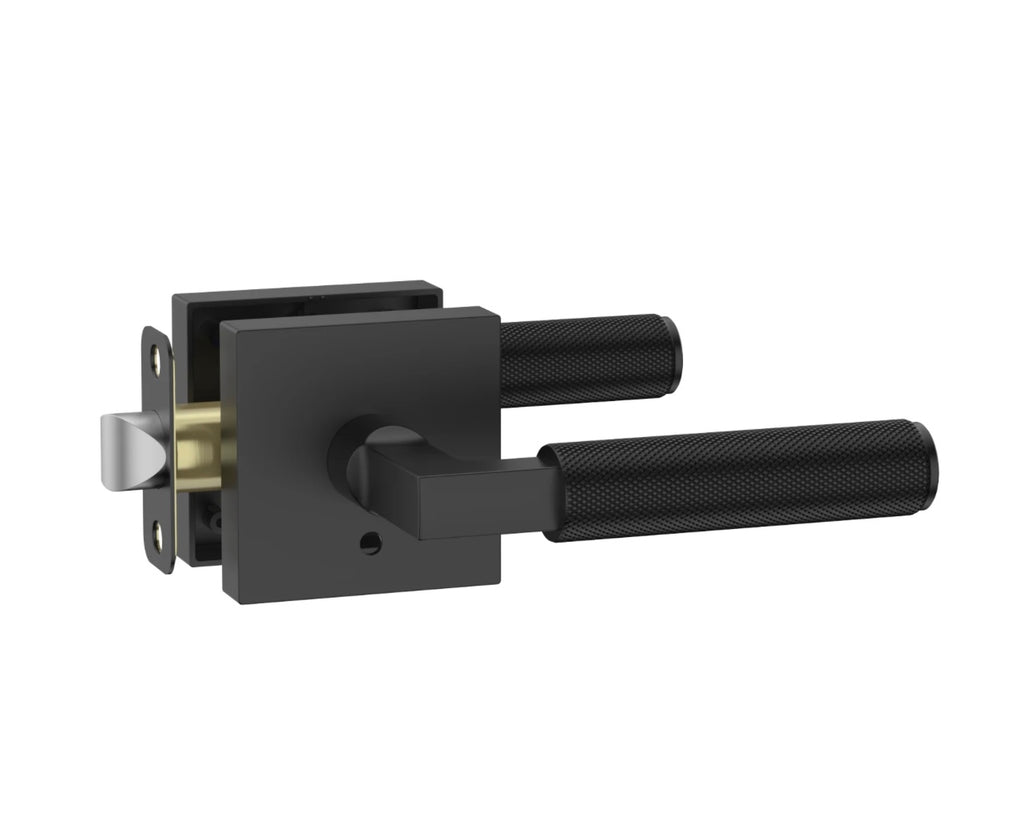 Matte Black Door Lever.
