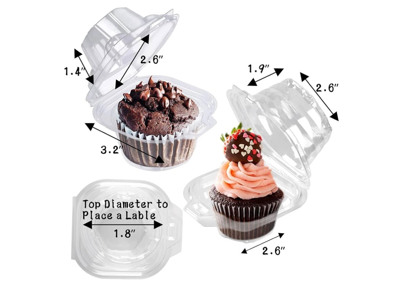 NPLUX 150 pack Individual Cupcake Containers.