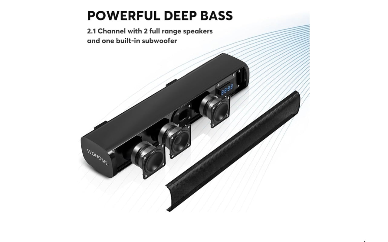 Wohome 2.1 CH Sound Bar model:S100.