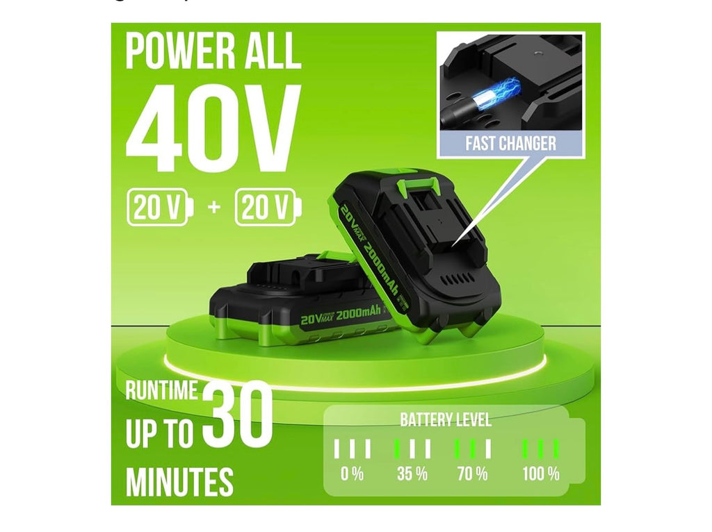 VARSK 12inch Cordless Weed Whacker.