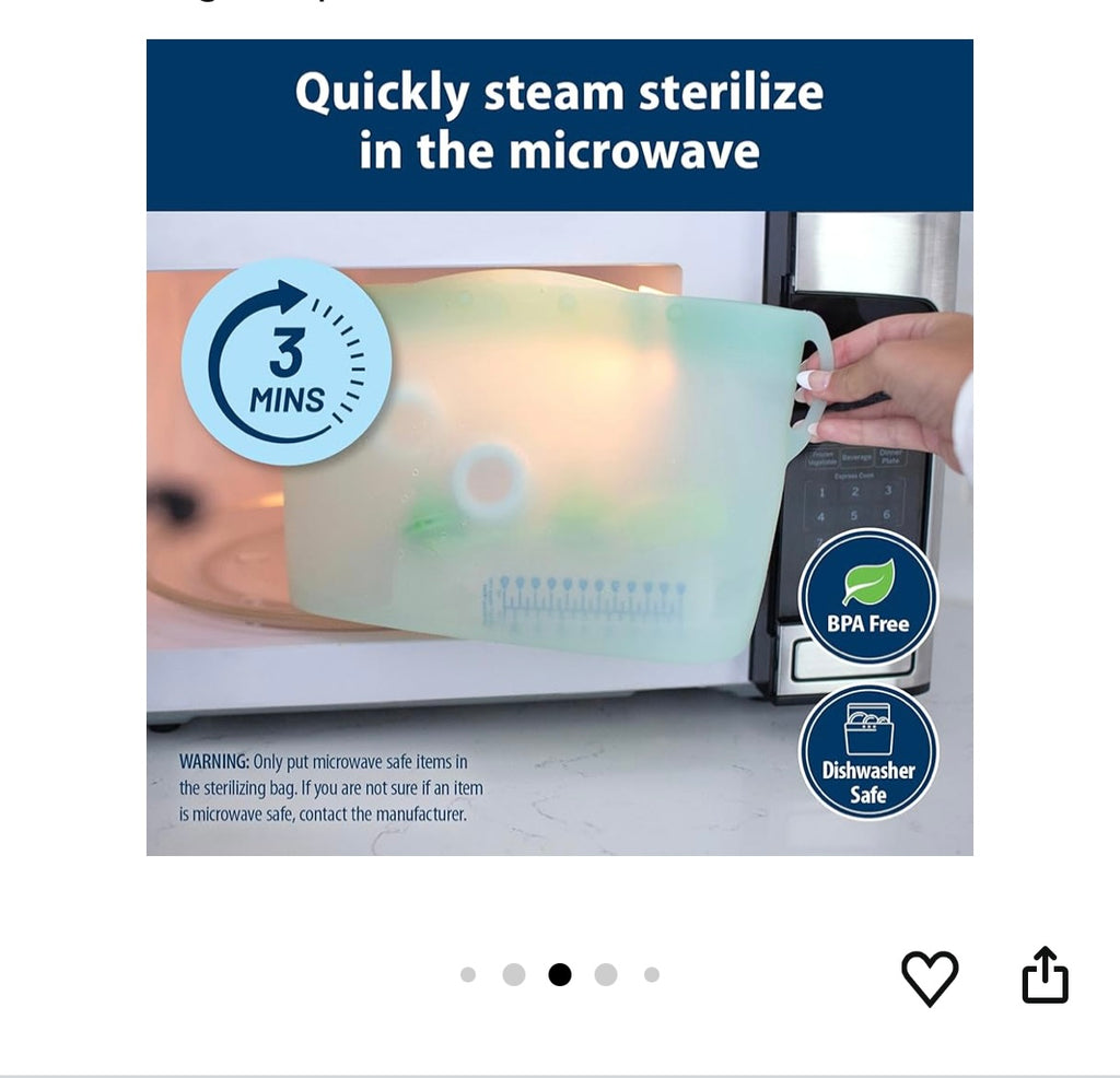 Microwave sterilizer bag