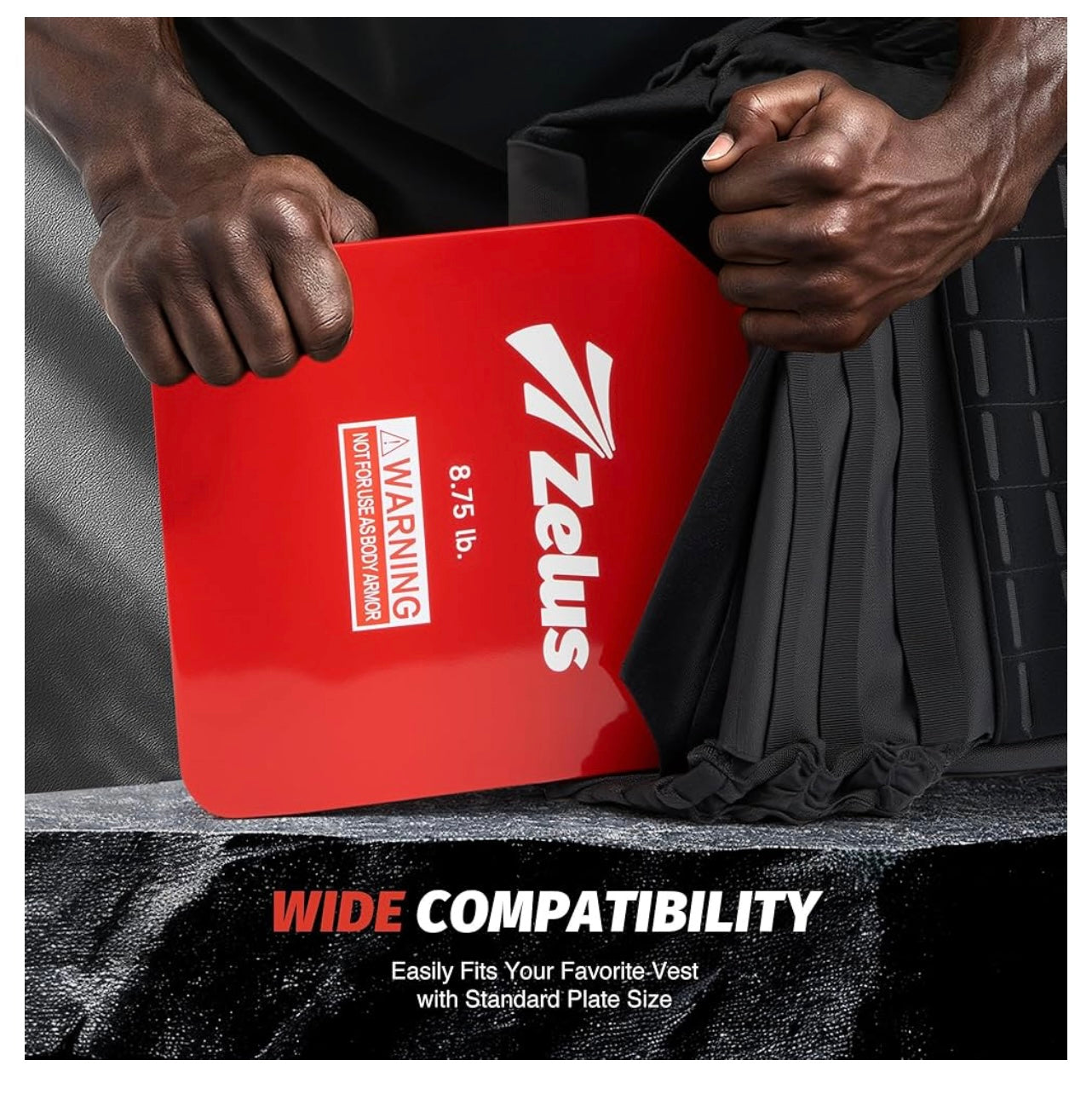 Zelus Curved Weighted Vest Plates For Work.