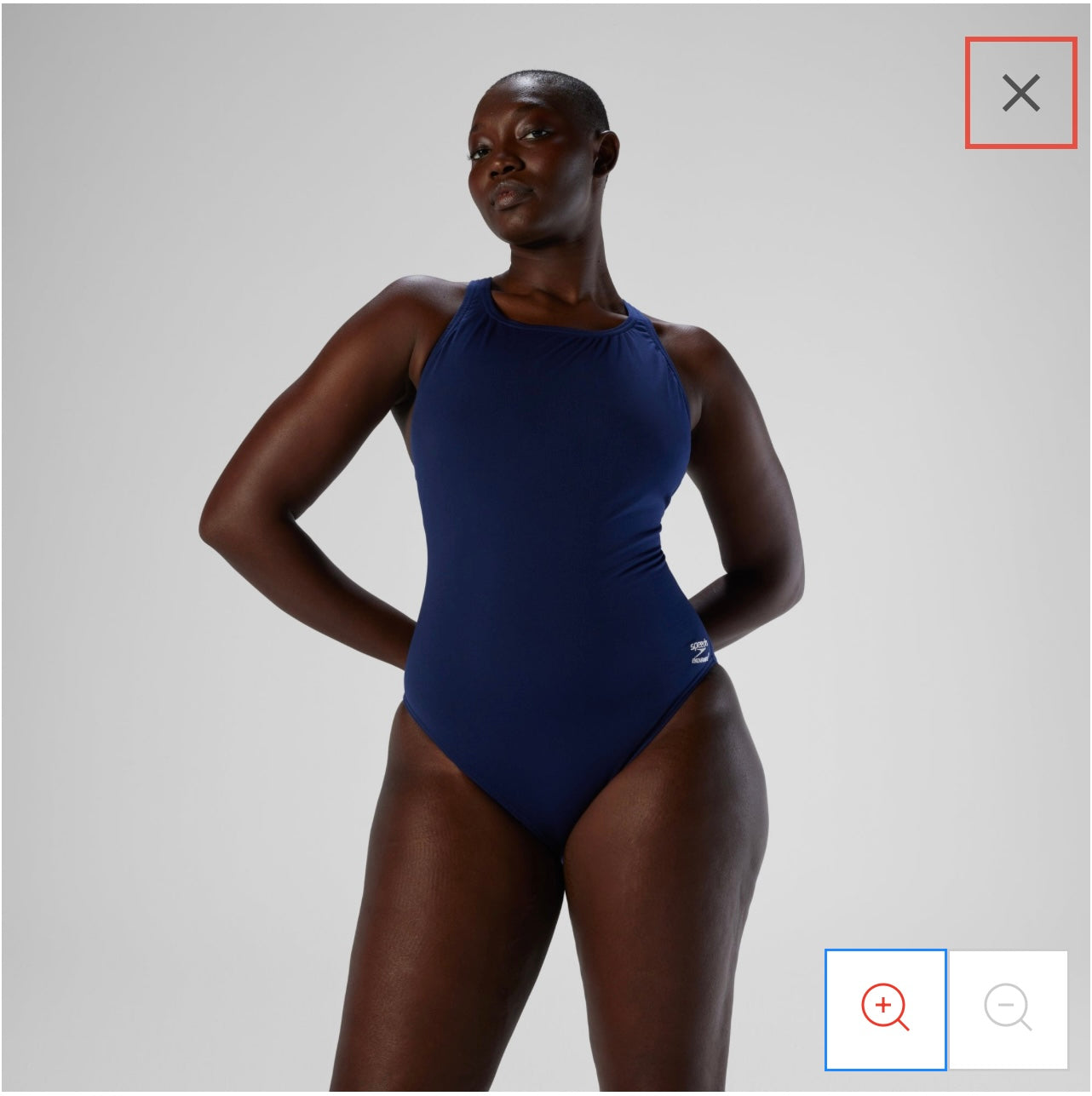 Women’s solid super Proback One piece speedo Navy