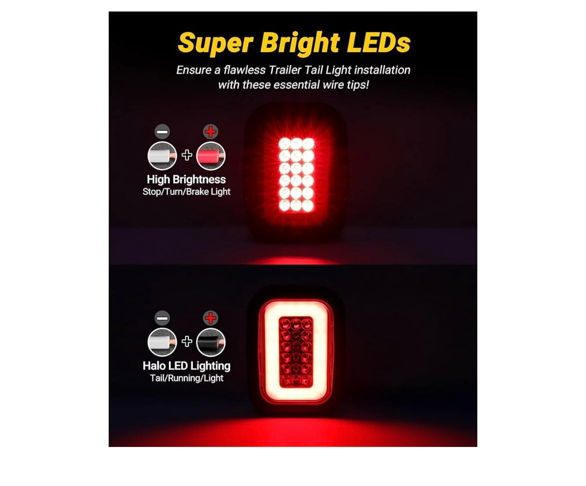 Rectangle led brake lights