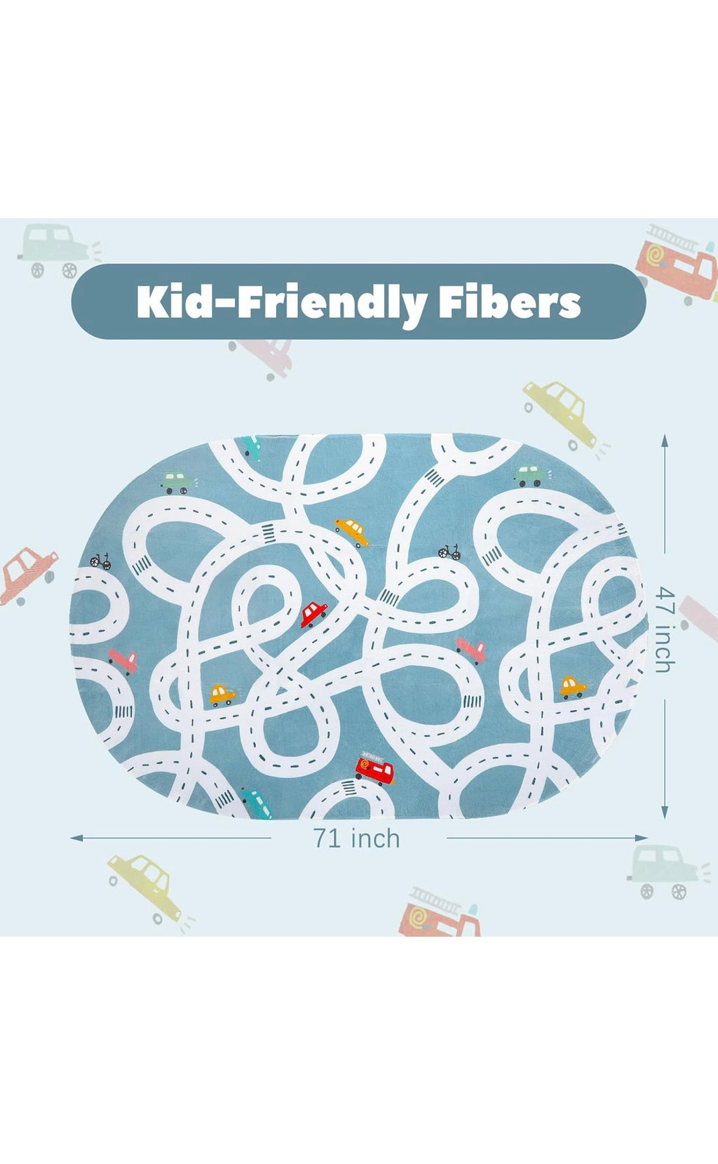Large kids playroom rug