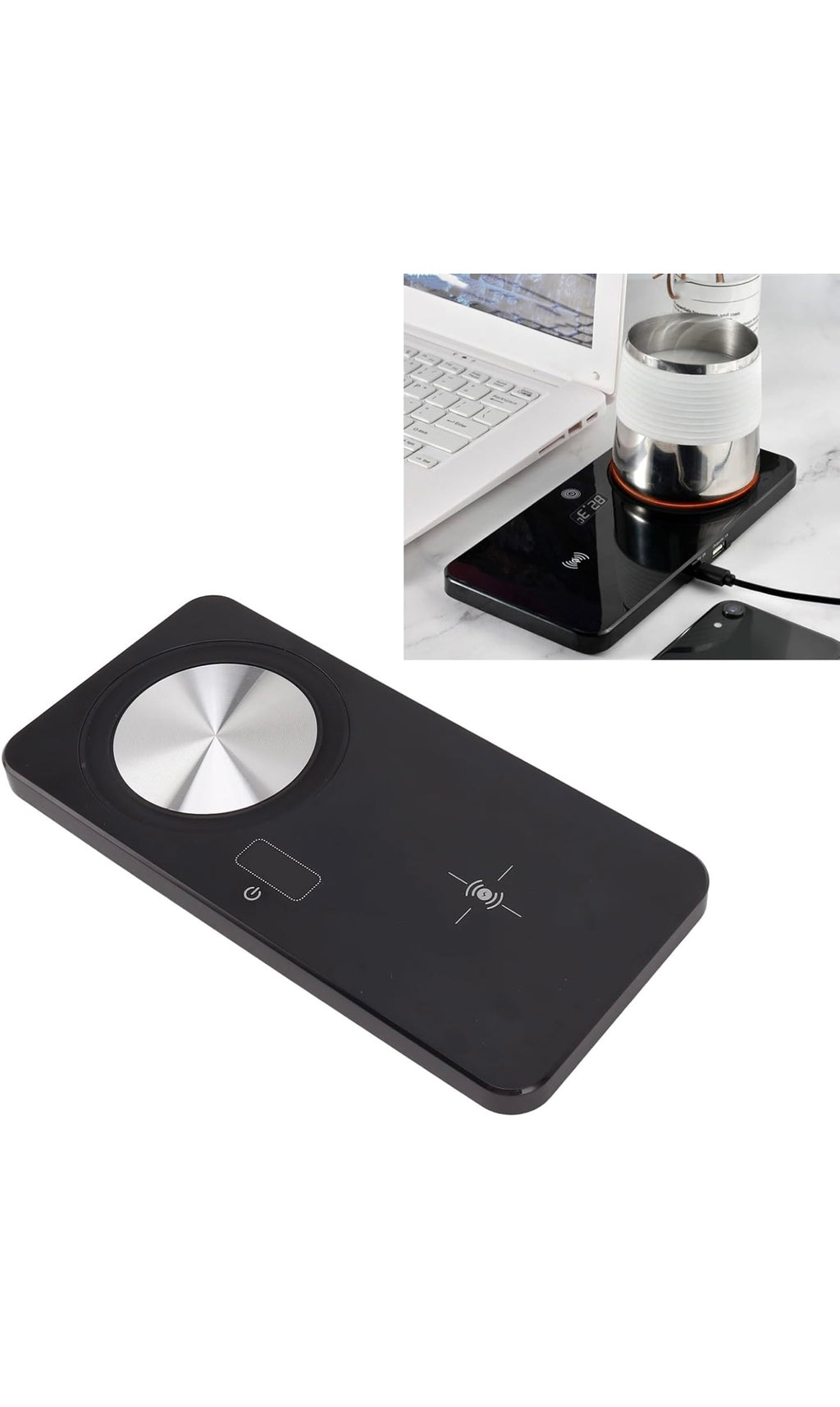 Mug warmer and wireless phone charger