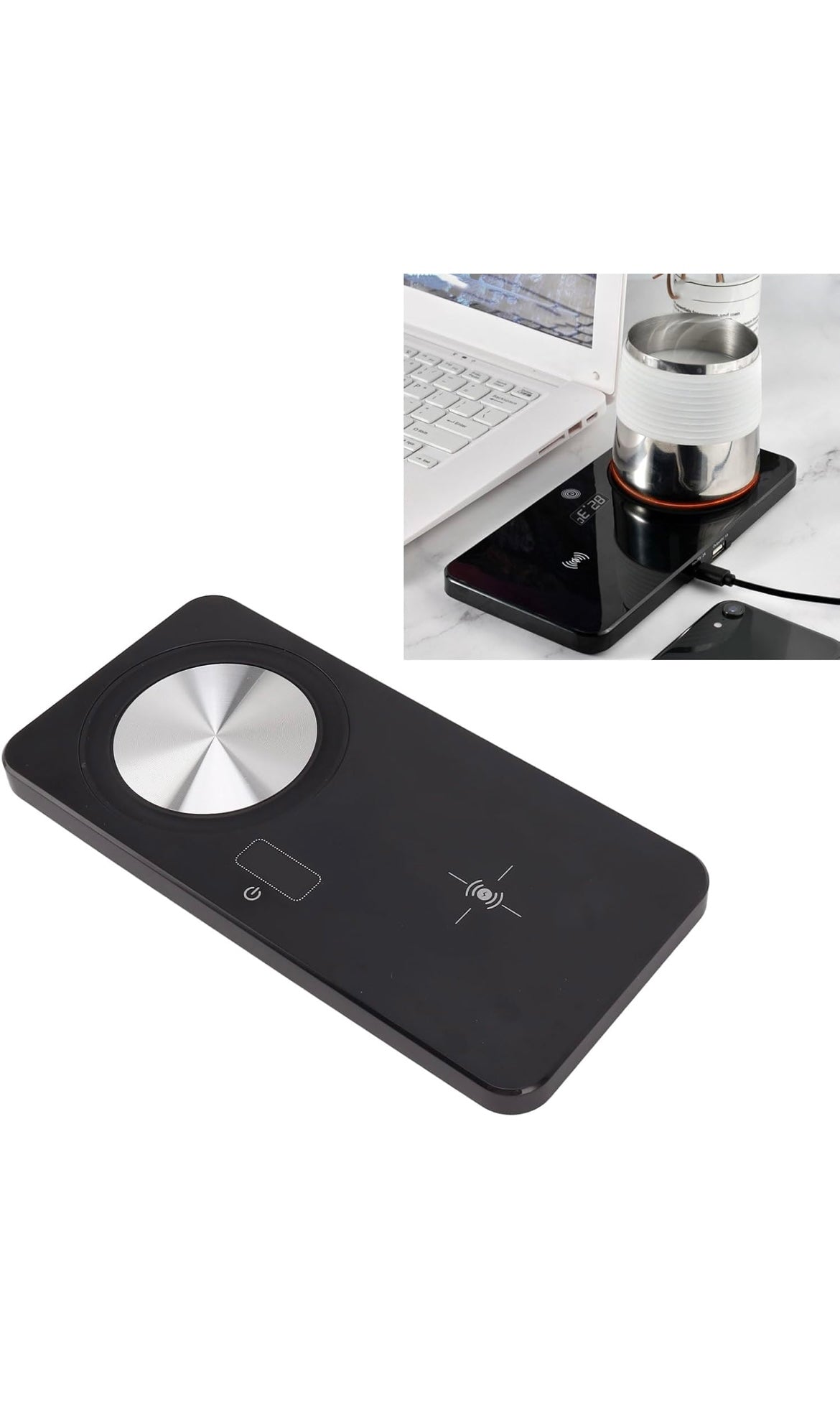 Mug warmer and wireless phone charger