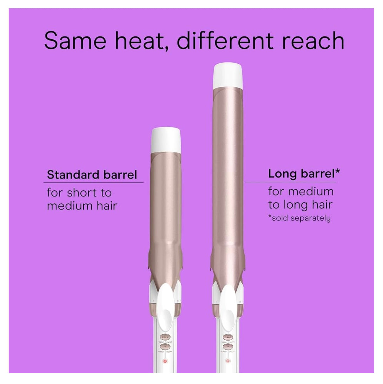Conair 1 1/4” Double Ceramic Curling Iron.