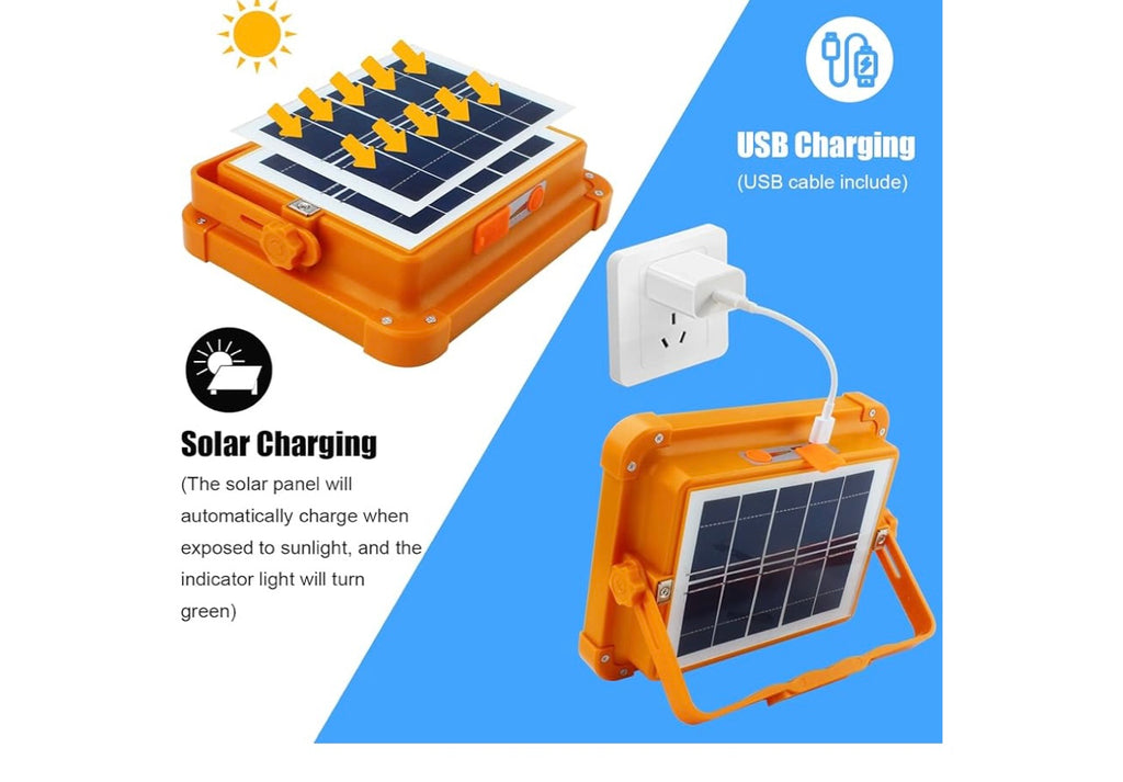 CREATESTAR Solar Portable Camping Light With Stand.