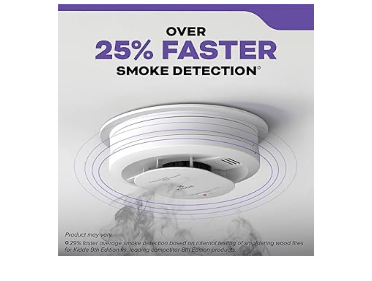 Kidde smoke and carbon monoxide detector.