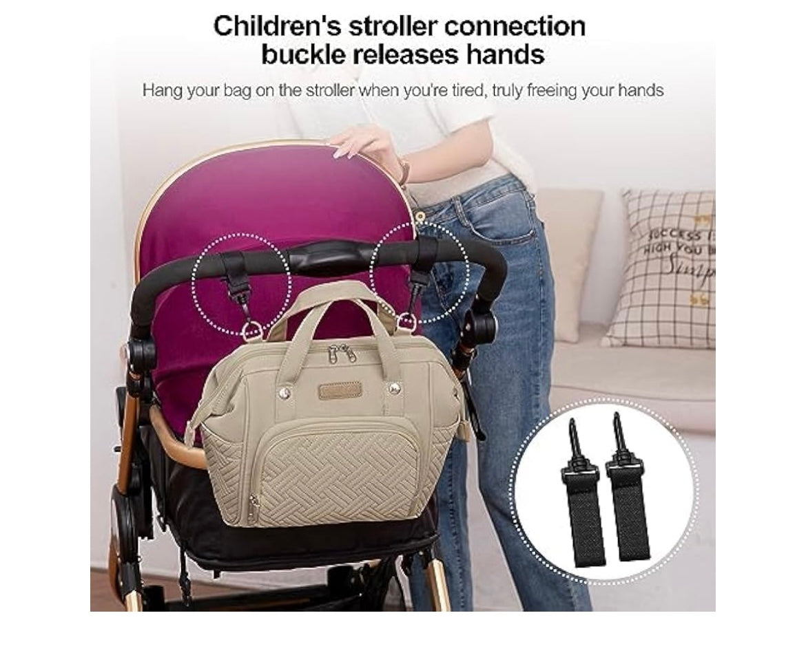 Mini diaper bag backpack