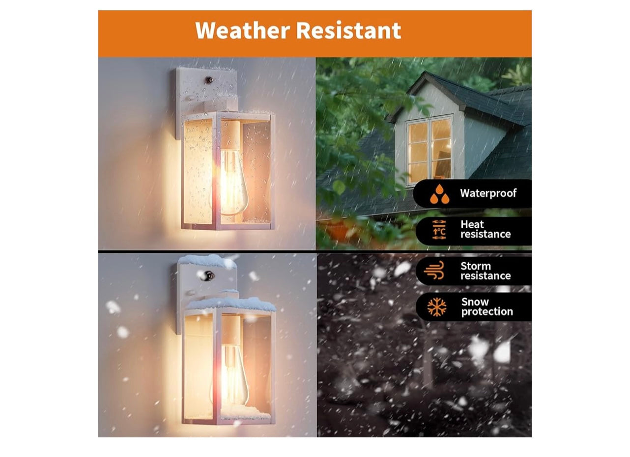 2 pack Outdoor Light Fixtures Wall Mount.