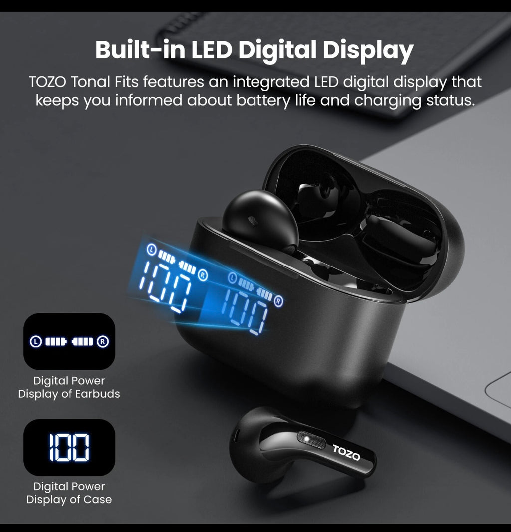 Tozo Tonal Fits Earbuds.
