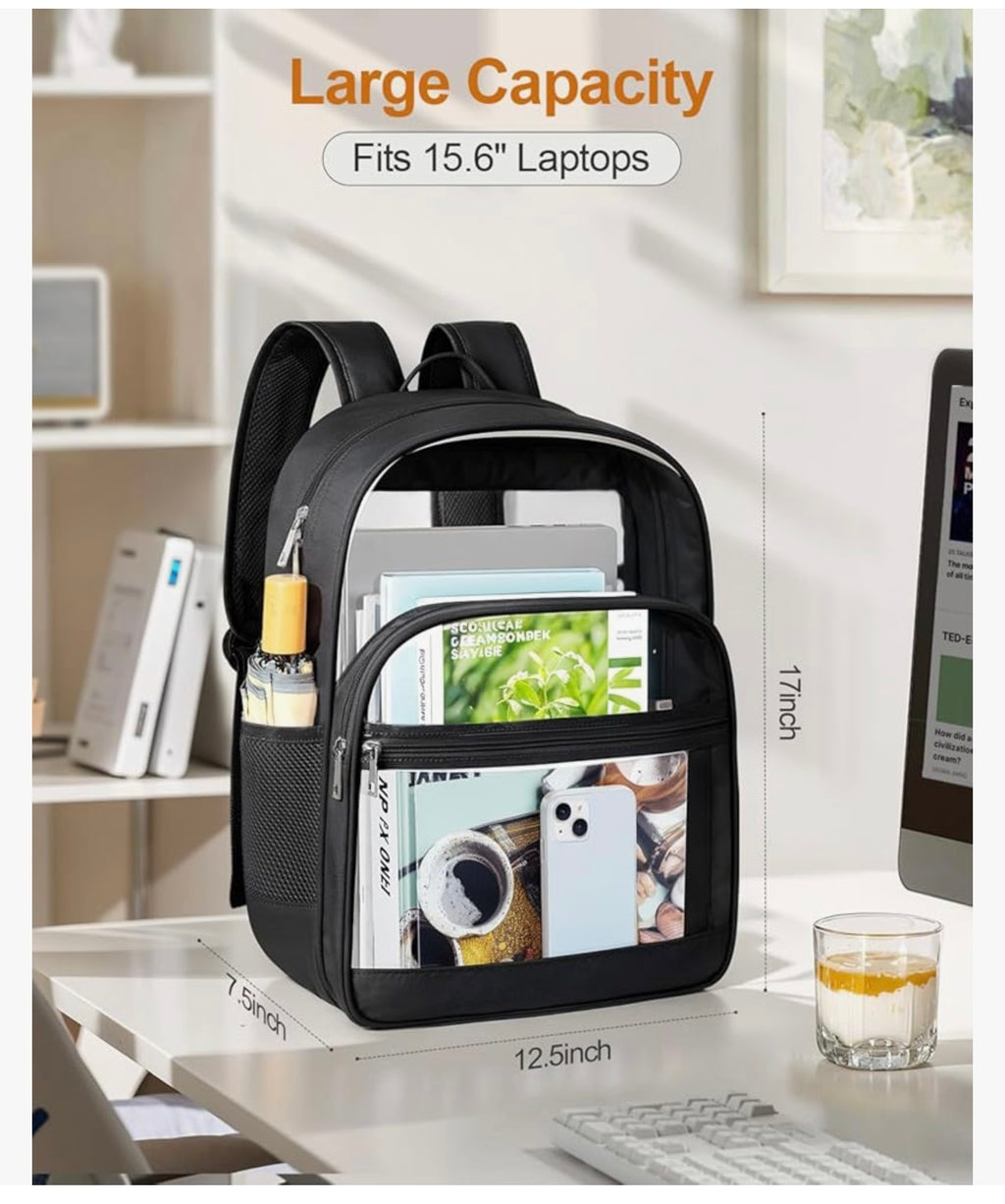 Kimnerpu Clear Backpack.