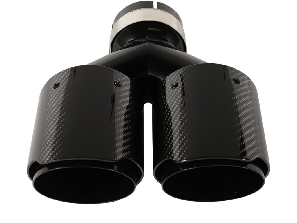 Carbon fiber dual exhaust tip