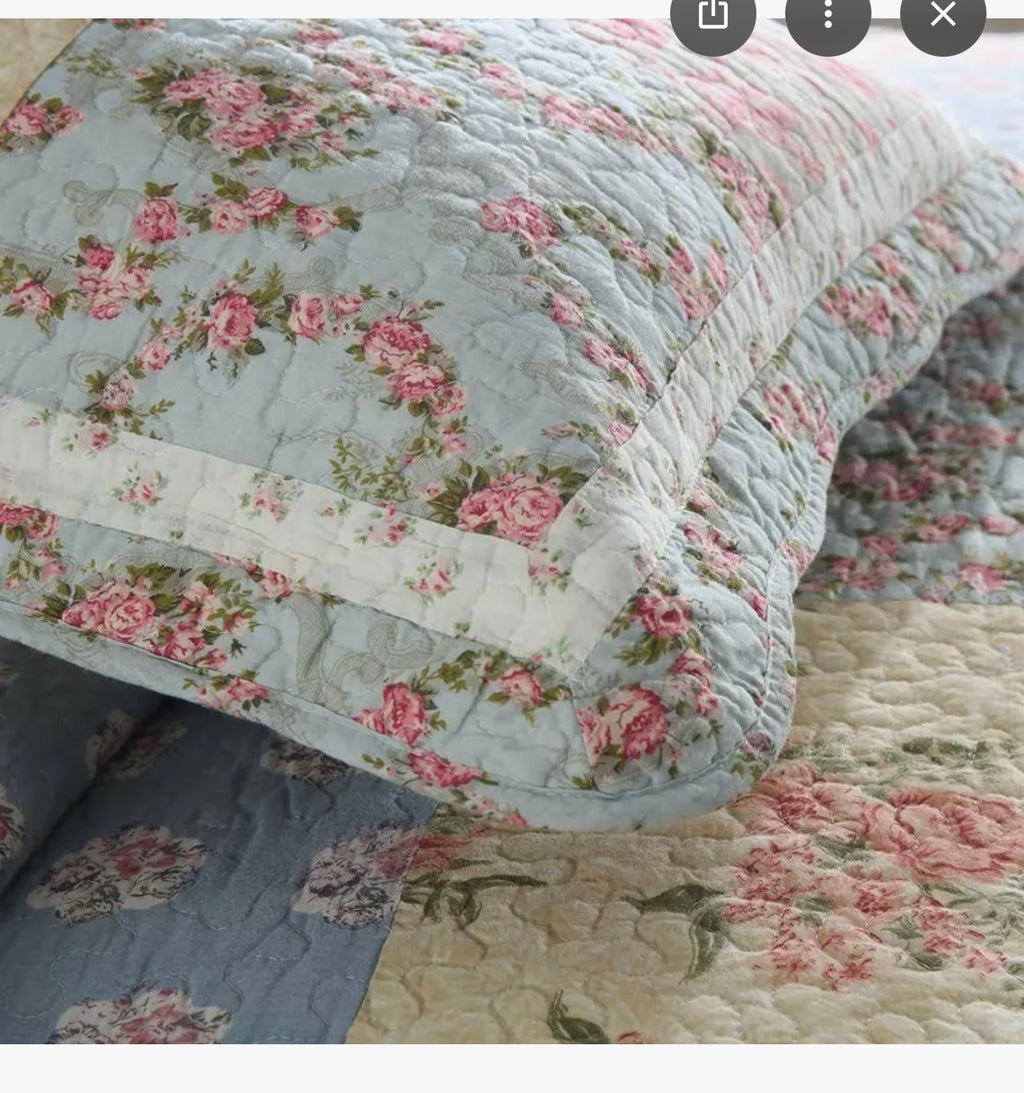Camandy Cotton Bedspread Quilt bedding set.