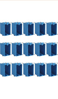 15 pack single gang new work electrical outlet box