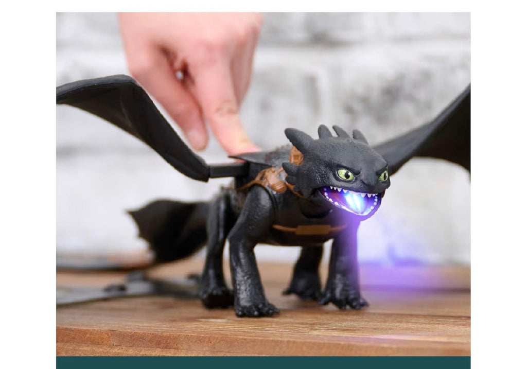 DreamWorks Dragons, How to Train Your Dragon, Ultimate Plasma Blast Toothless, 25” Wings