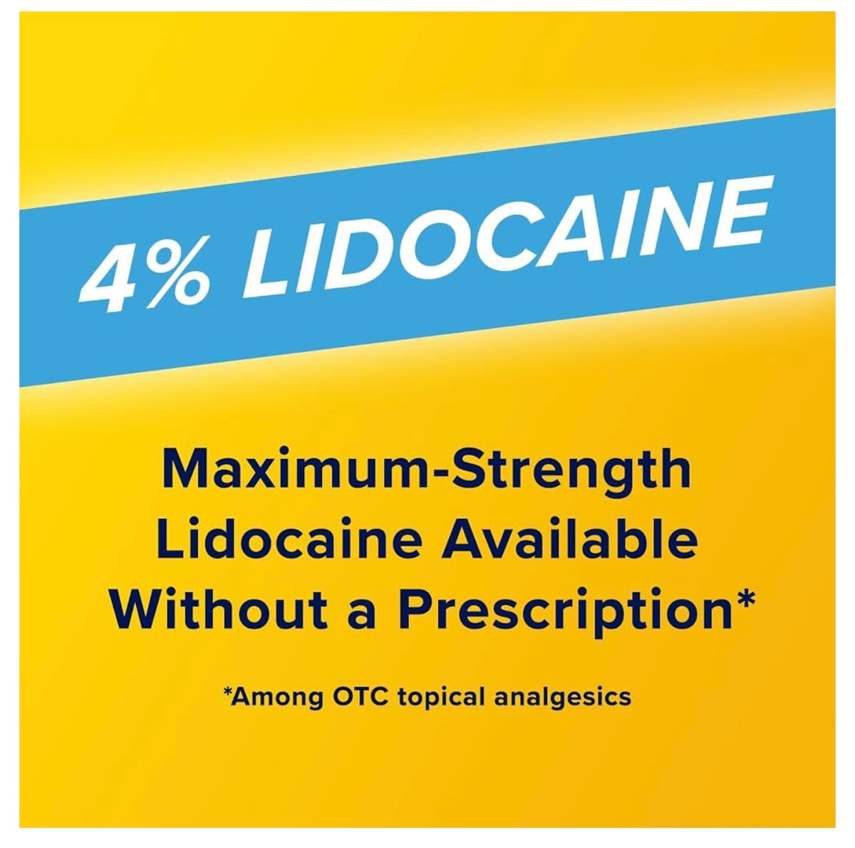 Aspercreme Max Strength Lidocaine Pain Relief Patch (5 Count) for Back Pain, Odor Free Pain Patches.