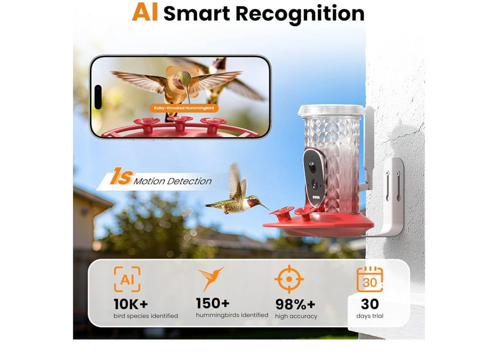 Smart Hummingbird Feeder.