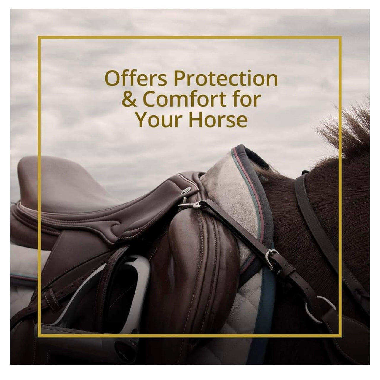 Kavallerie Shock-Absorbing Saddle Gel Pad.