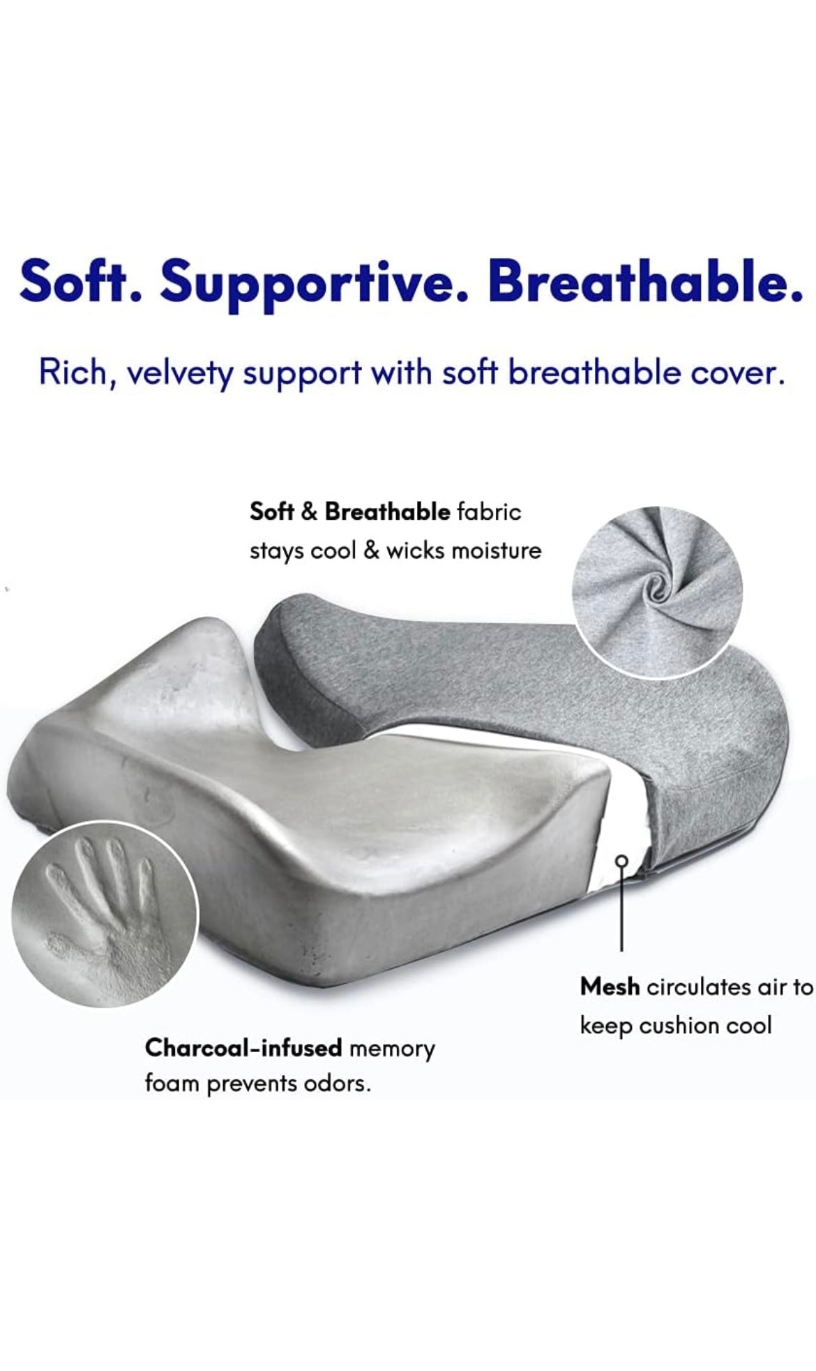 Cushion lab patented pressure relief seat cushion