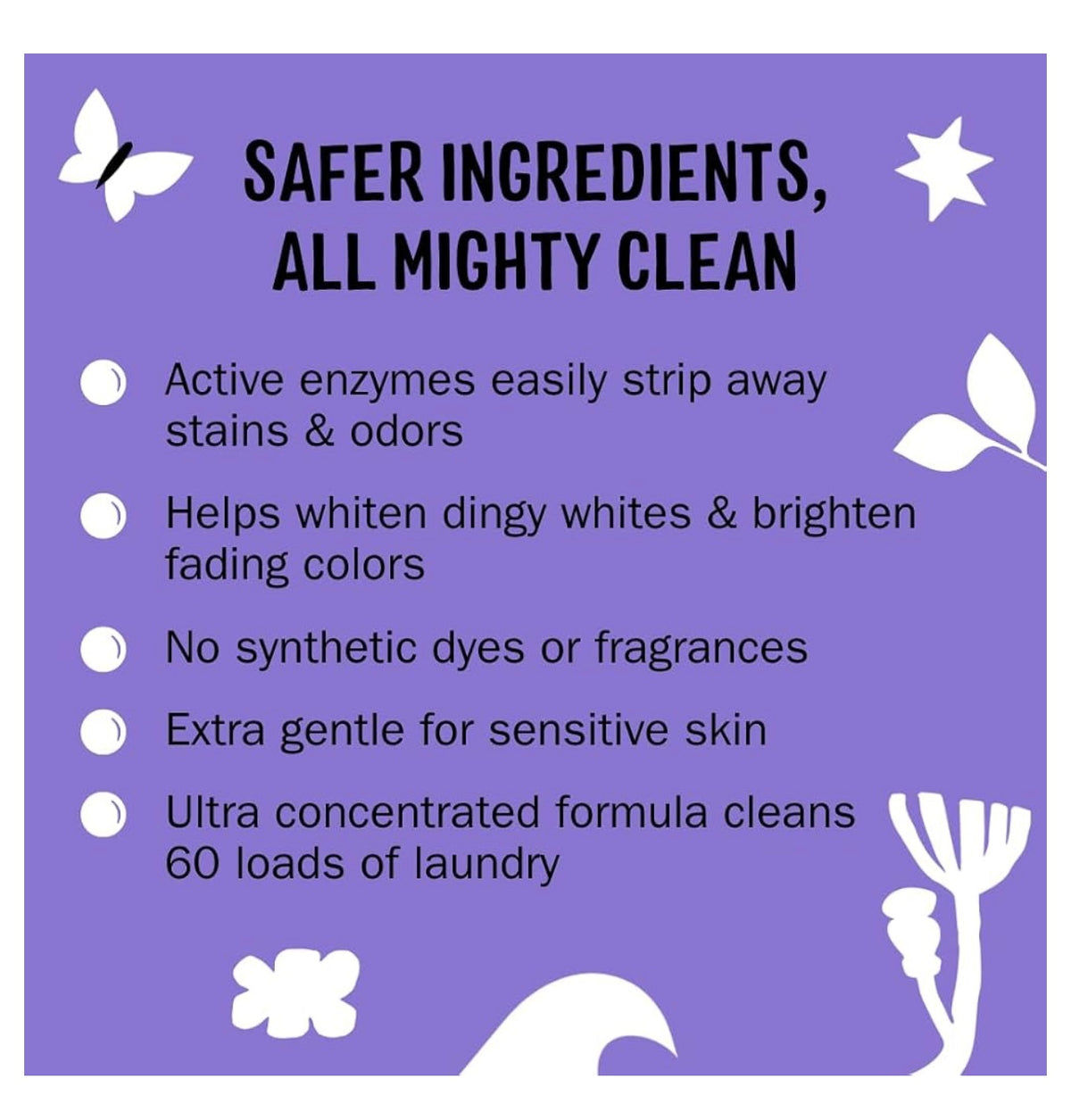 Molly's Suds Super Powder Detergent | Extra Strength Laundry Soap, Stain Fighting | Sensitive Skin | Simple, Effective Ingredients | 120 Loads - Lavender. Set of 1.