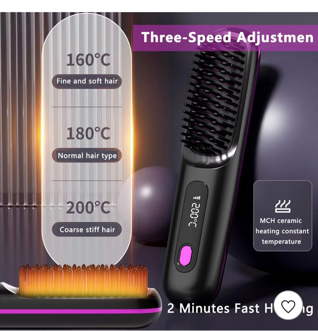 Dryhsip Portable Straightener Brush.