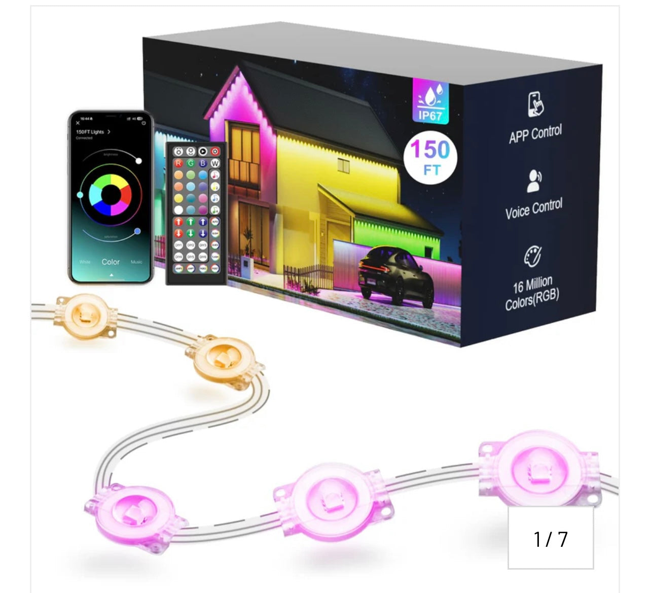 RGB Permanent Outdoor Lights.