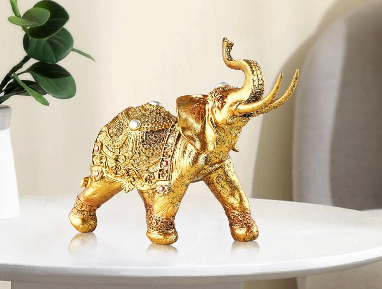 Lucky Elephant Statue.