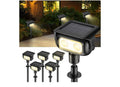 Lebenwell Solar Spotlights for outdoors. 6-pack.