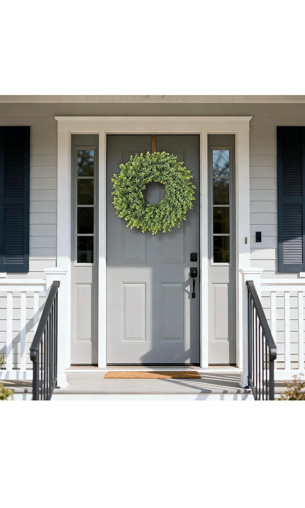 Artificial boxwood wreath