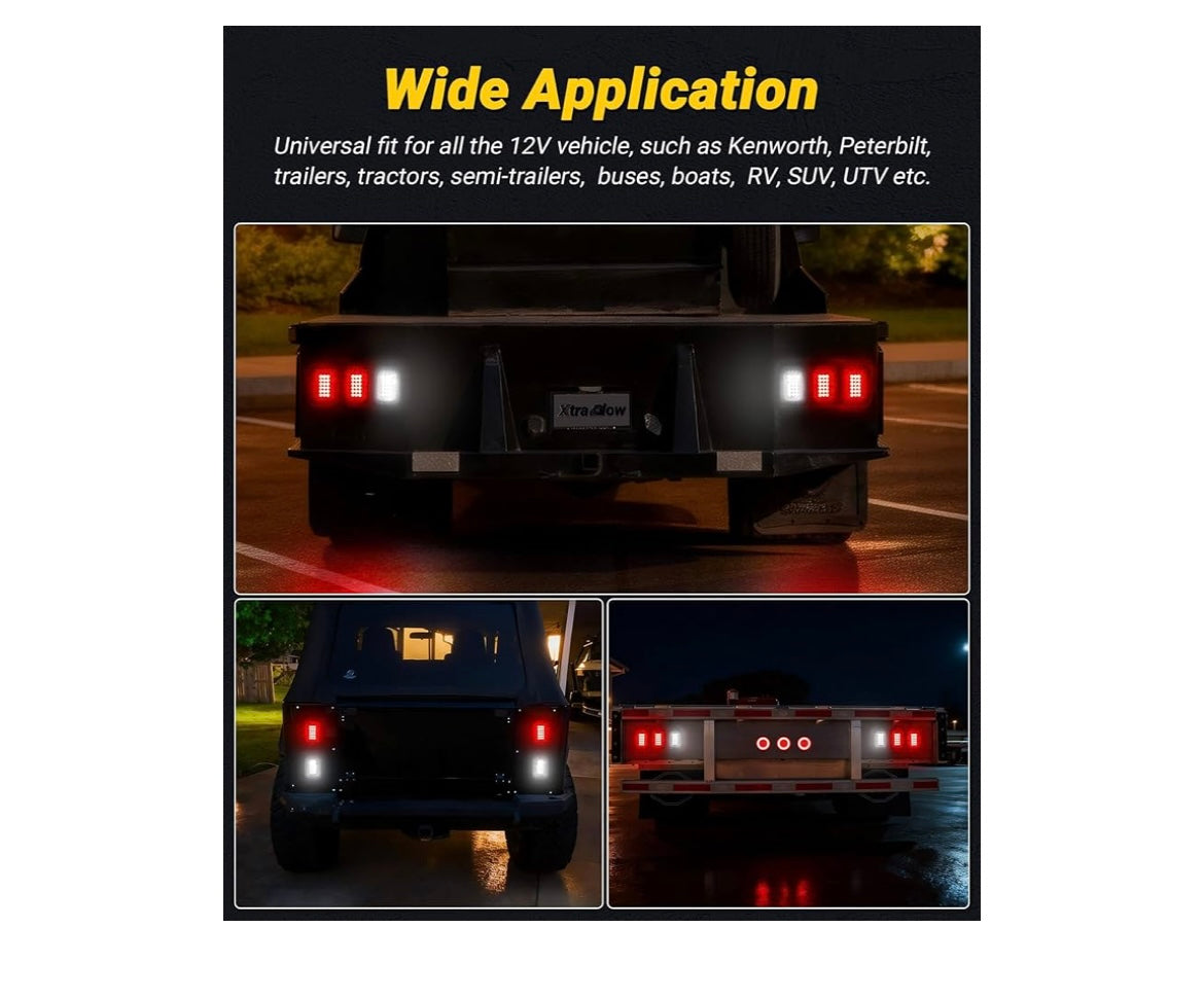 Rectangle led brake lights