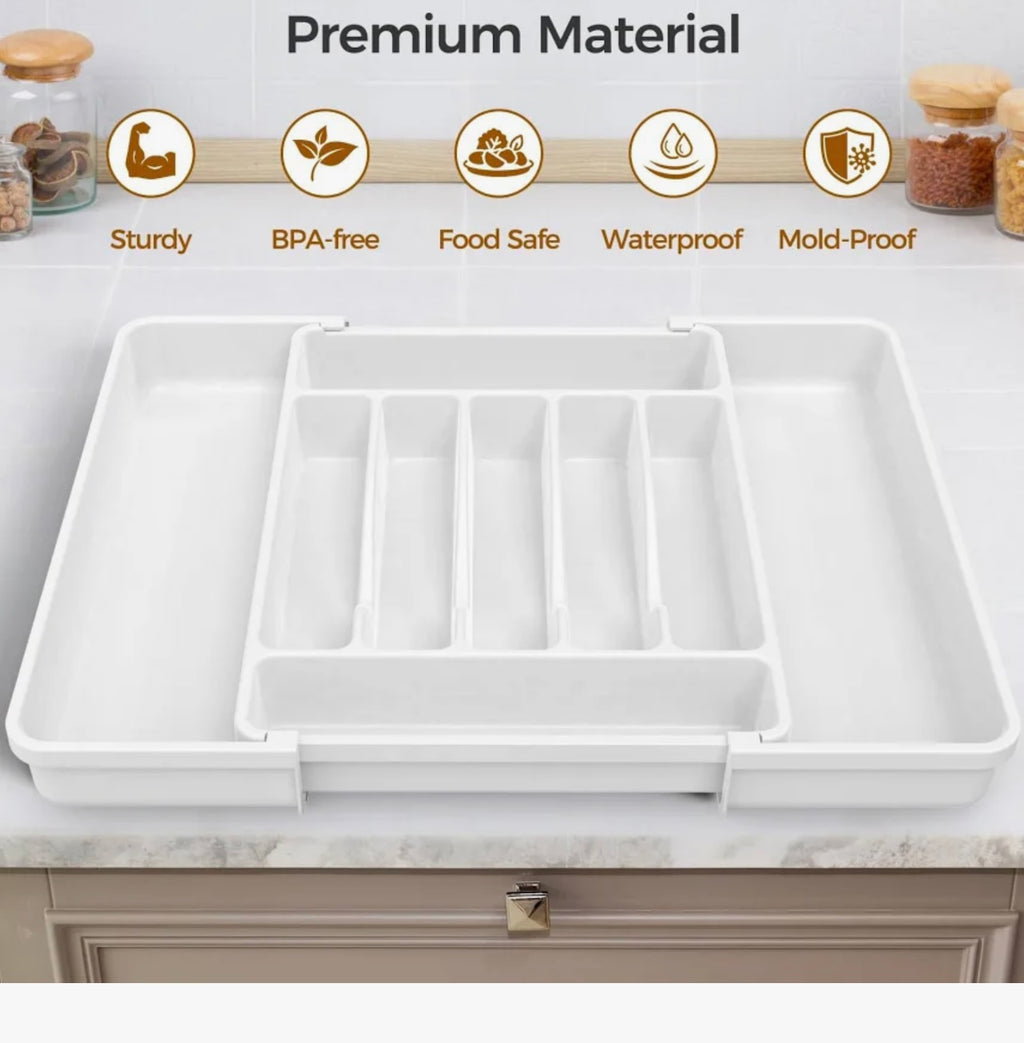 Ukeeptap Expandable Silverware Organizer.