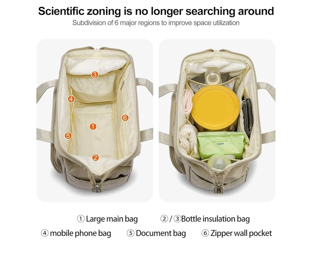 Mini diaper bag backpack