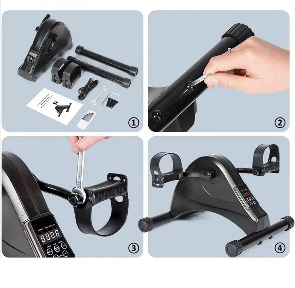 Motorized mini exercise bike.