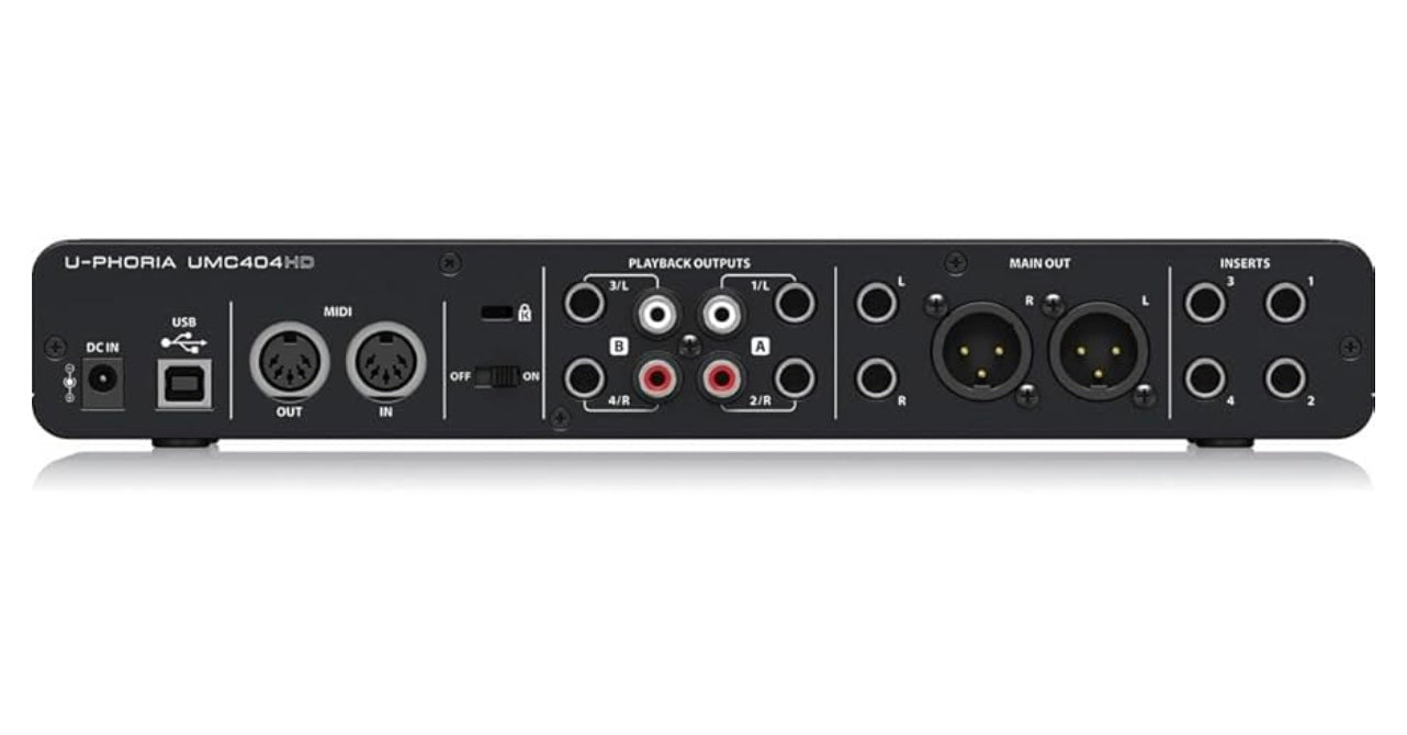 Behringer U-Phoria UMC404HD Audiophile.
